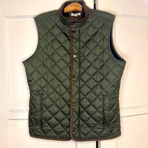 Peter Millar quilted travel vest M